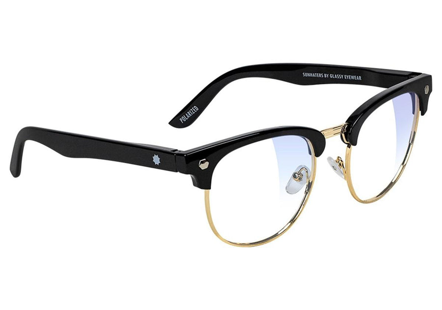 Glassy Morrison Gamer Glasses - Black/Clear