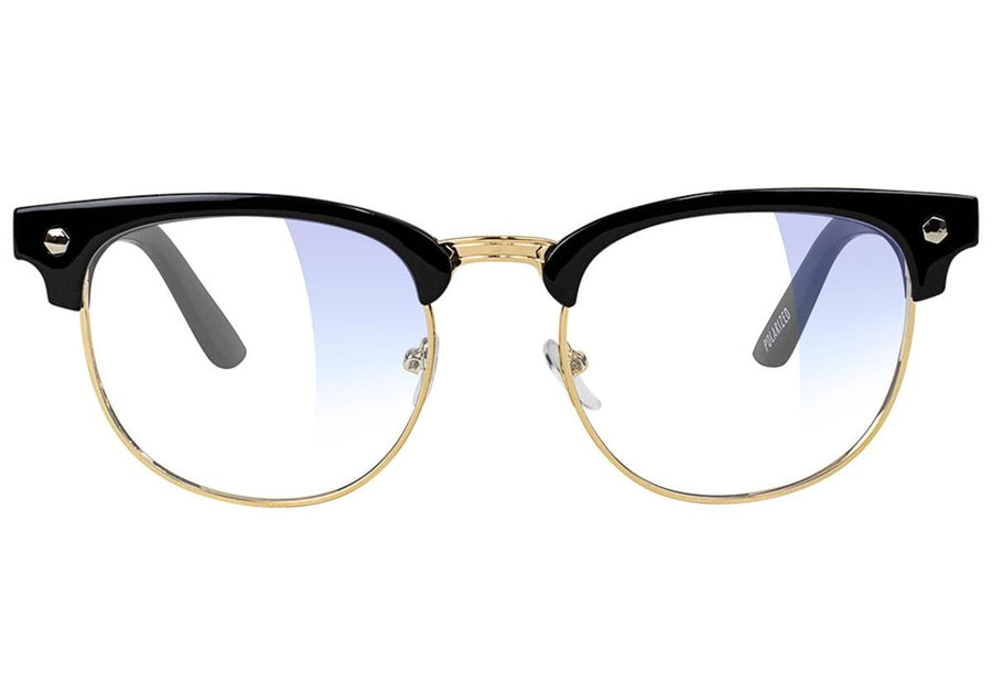 Glassy Morrison Gamer Glasses - Black/Clear