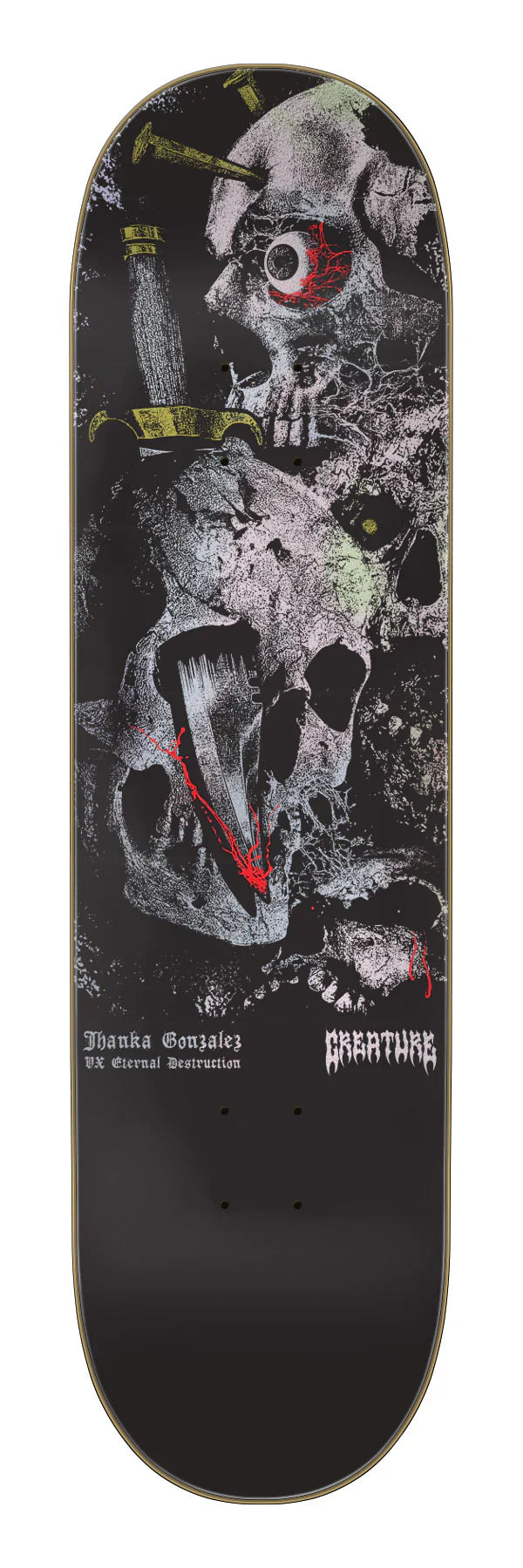 Creature Jhanka Gonzalez Mortem VX Skateboard Deck - 8.375"