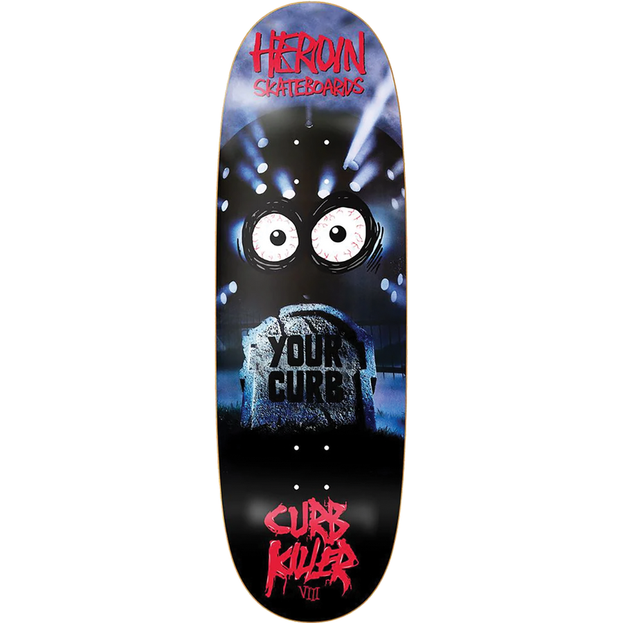 Heroin Curb Killer 8 Egg Skateboard Deck - 10″