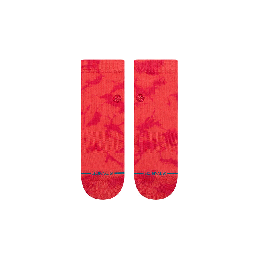 Stance Dye Namic Quarter Socks - Red
