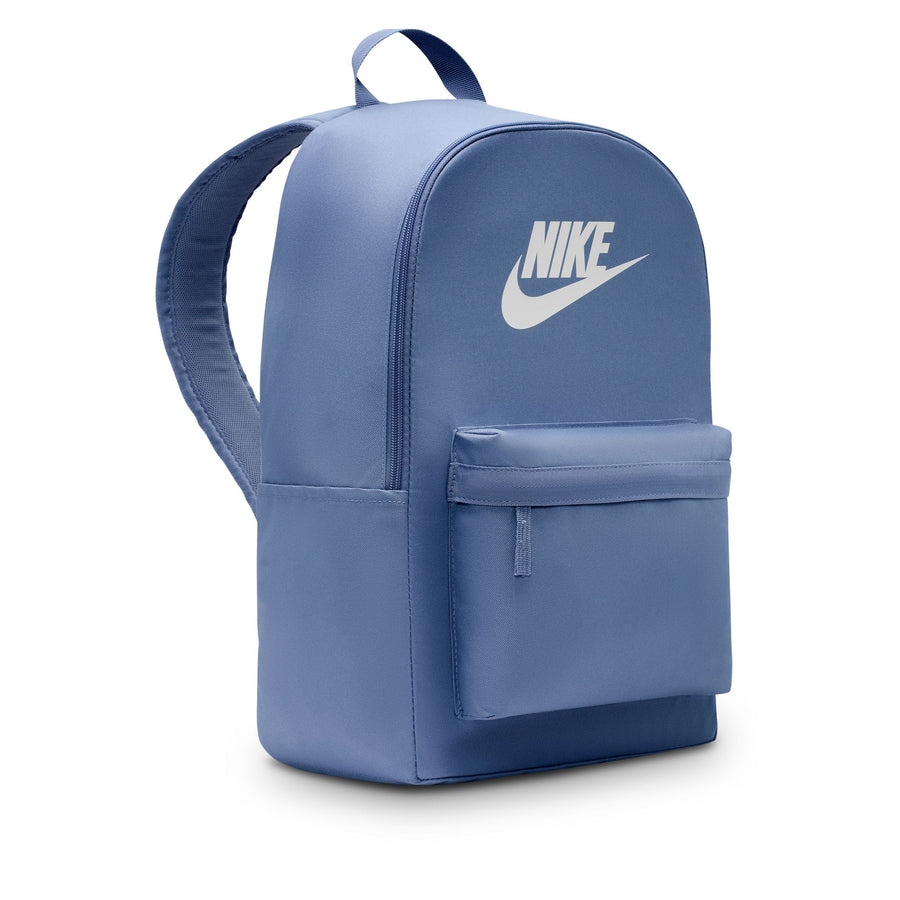 Blue Nike backpack on a white background