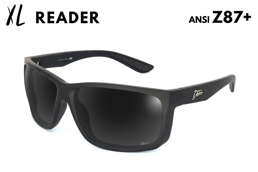 Breach XL Reader - Matte Black - Jet Black Polarized ANSI Z87+