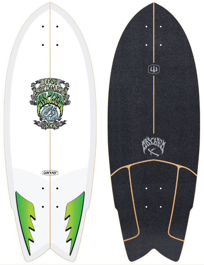 Carver Lost Pisces Surfskate Deck (V5) - 29″