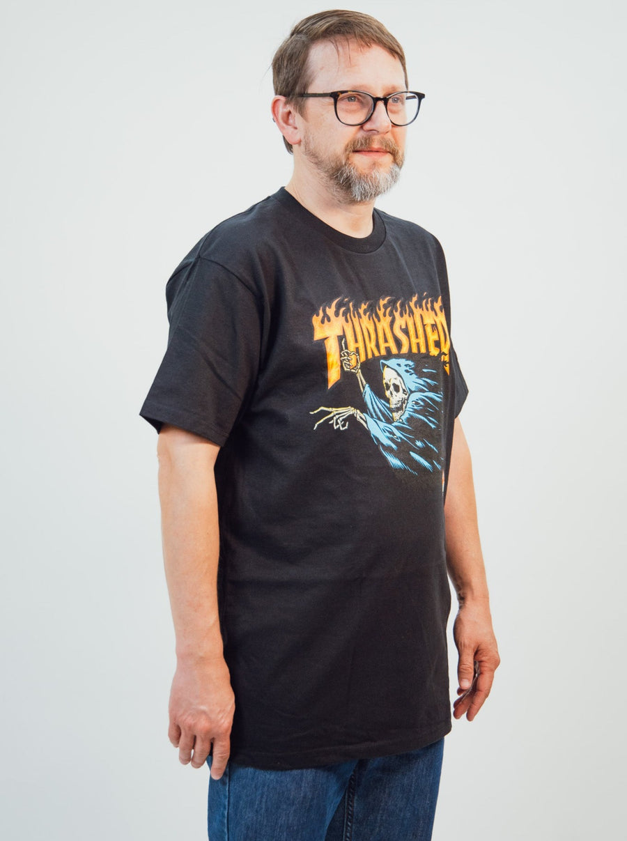 Santa Cruz X Thrasher O'Brien Reaper Santa Cruz Men's T-Shirt - Black