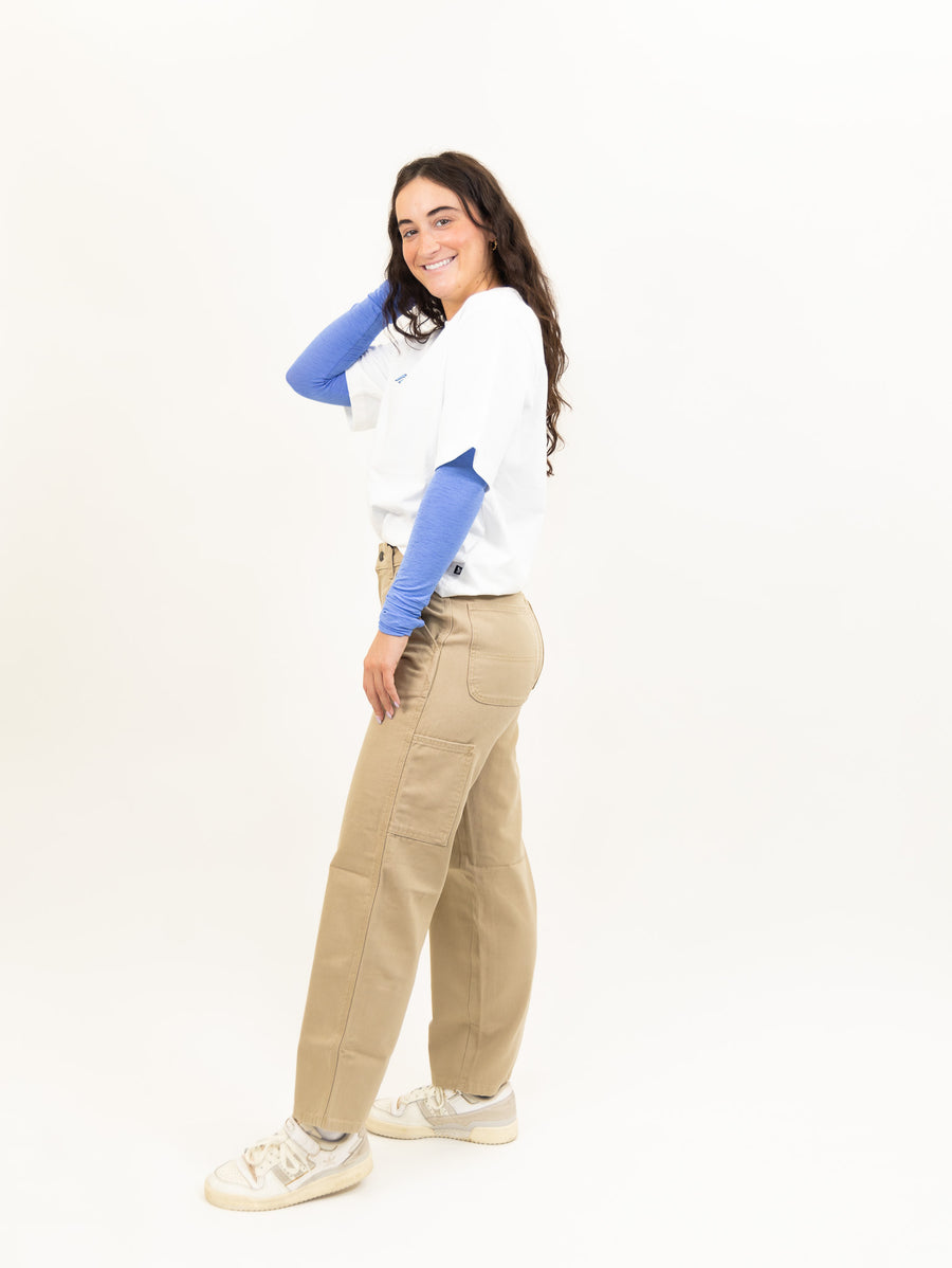 tan dickies canvas pant for women