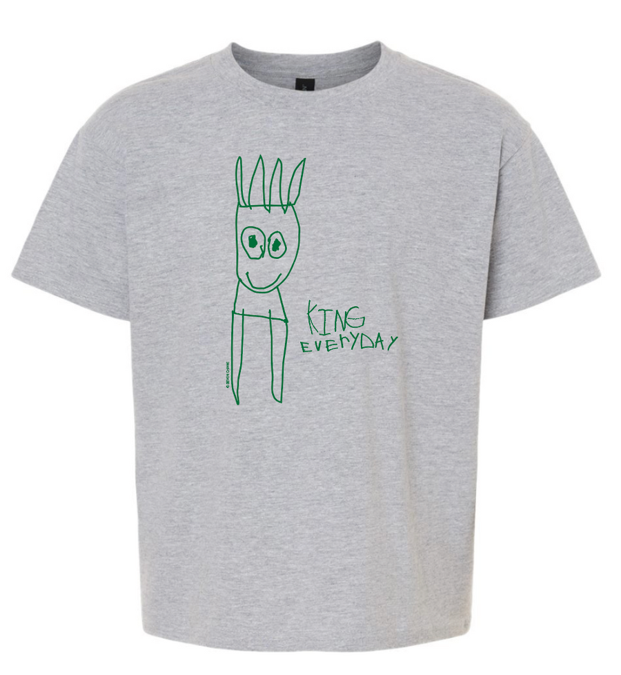 hand drawn seven chane king everyday tee shirt