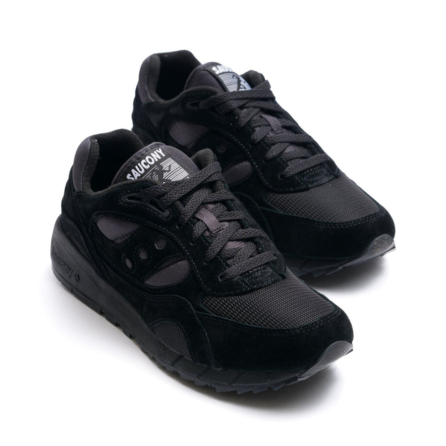 all black men's saucony shadow 6000 comfort shoe