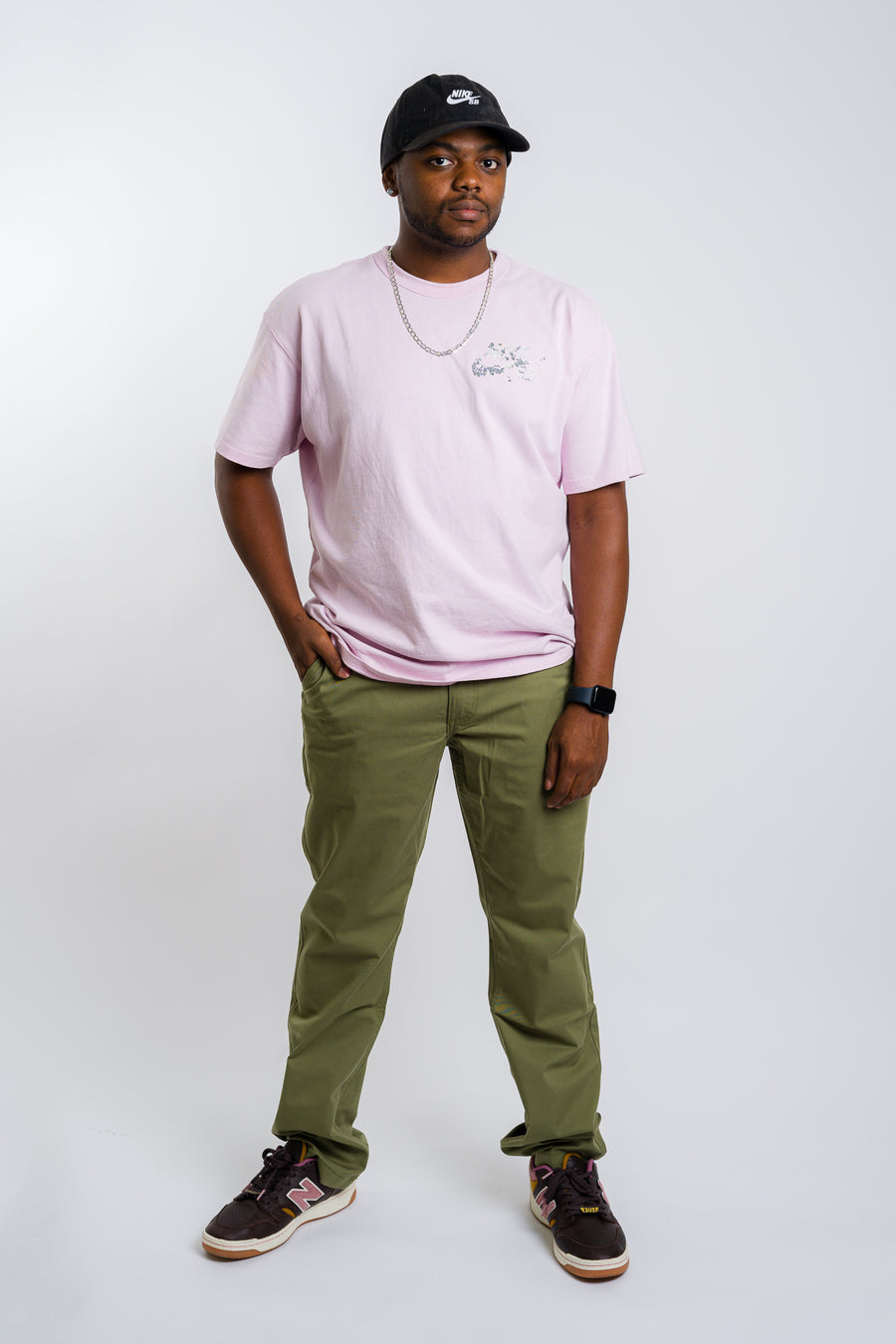 green Vans men's Relaxed Authentic Chino pant