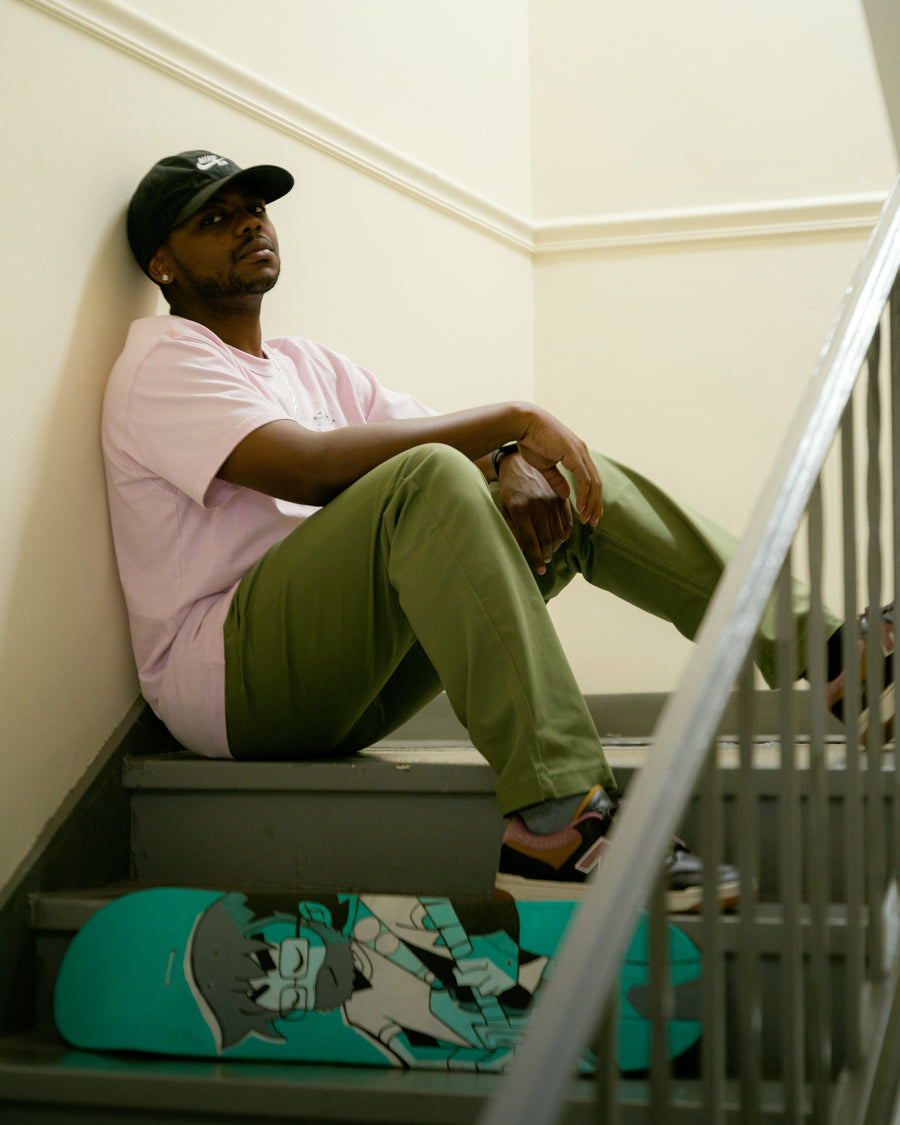 green Vans men's Relaxed Authentic Chino pant