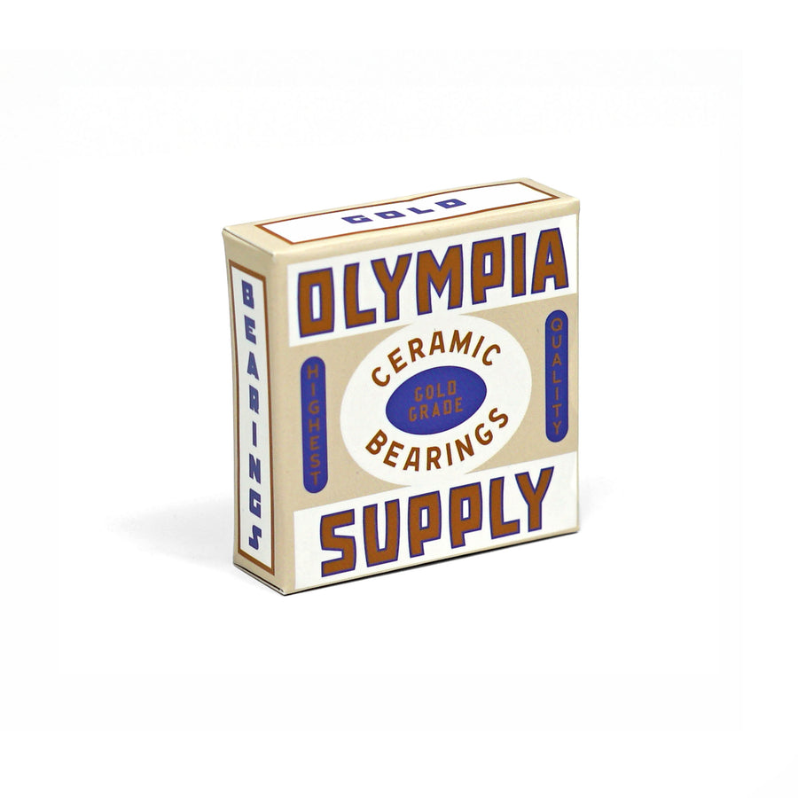 olympia supply co ceramic gold grade skateboard bearings
