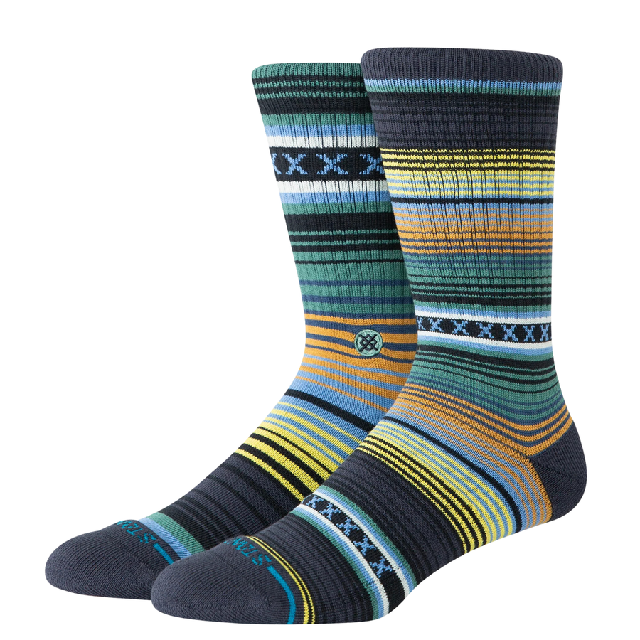 multi colored stance curren st crew socks