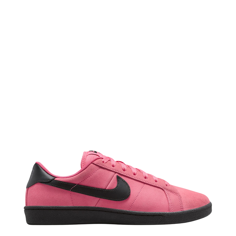 hot pink and black nike sb fc pack tennis classic with black sole on a white background