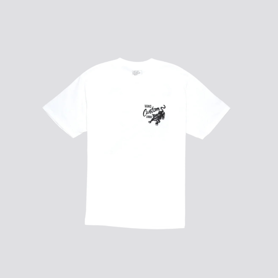 Vans Custom Cat Short Sleeve Tee Shirt - White
