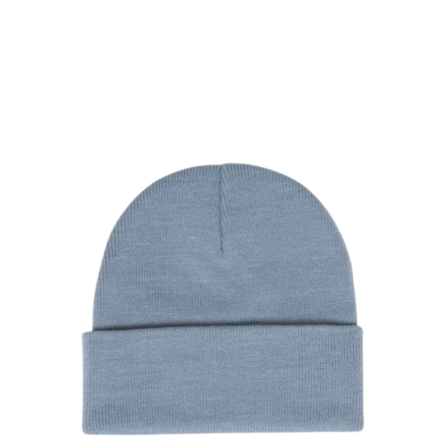 blue herschel elmer beanie on a white background