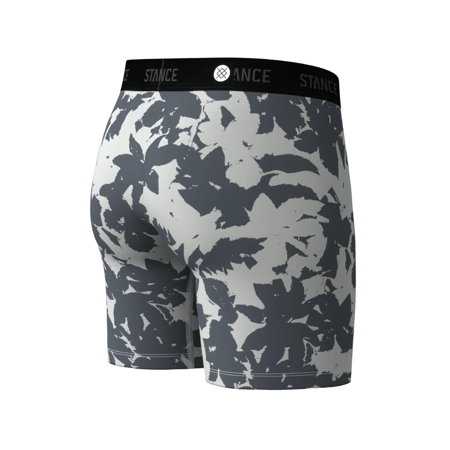 Floral patterned boxer briefs with 'Stance' branding on a white background