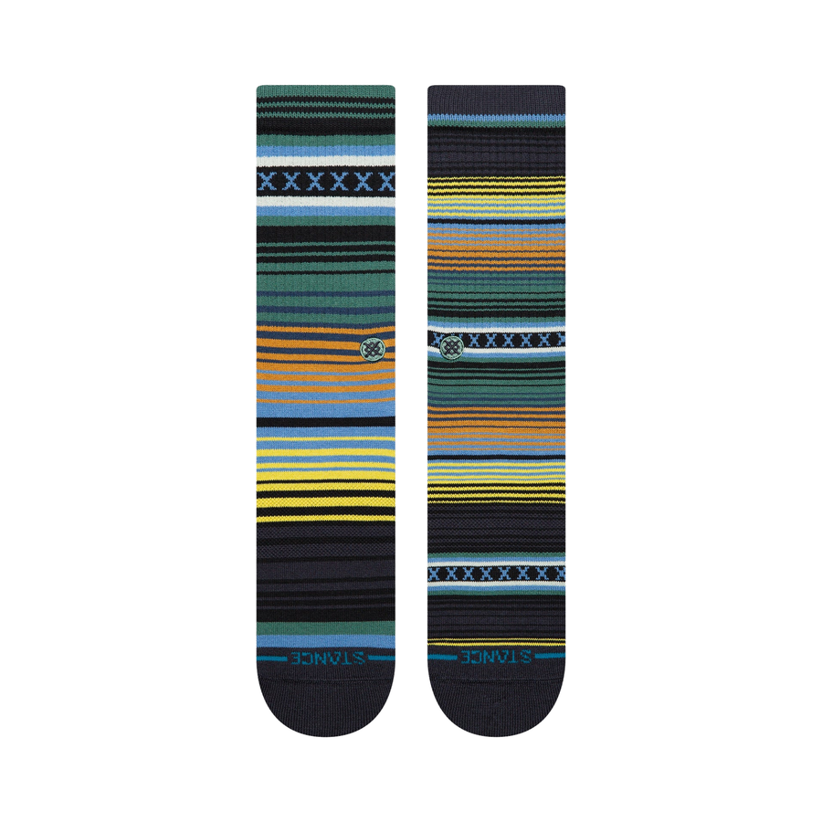 multi colored stance curren st crew socks