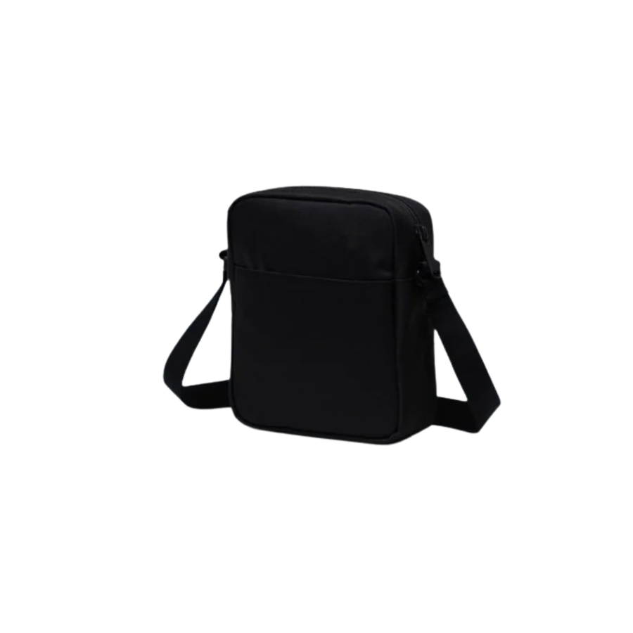 black herschel heritage crossbody bag on a white background