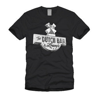 tee shirt featuring the sid's dutch bar and lounge windmill sign logo jackson mississippi
