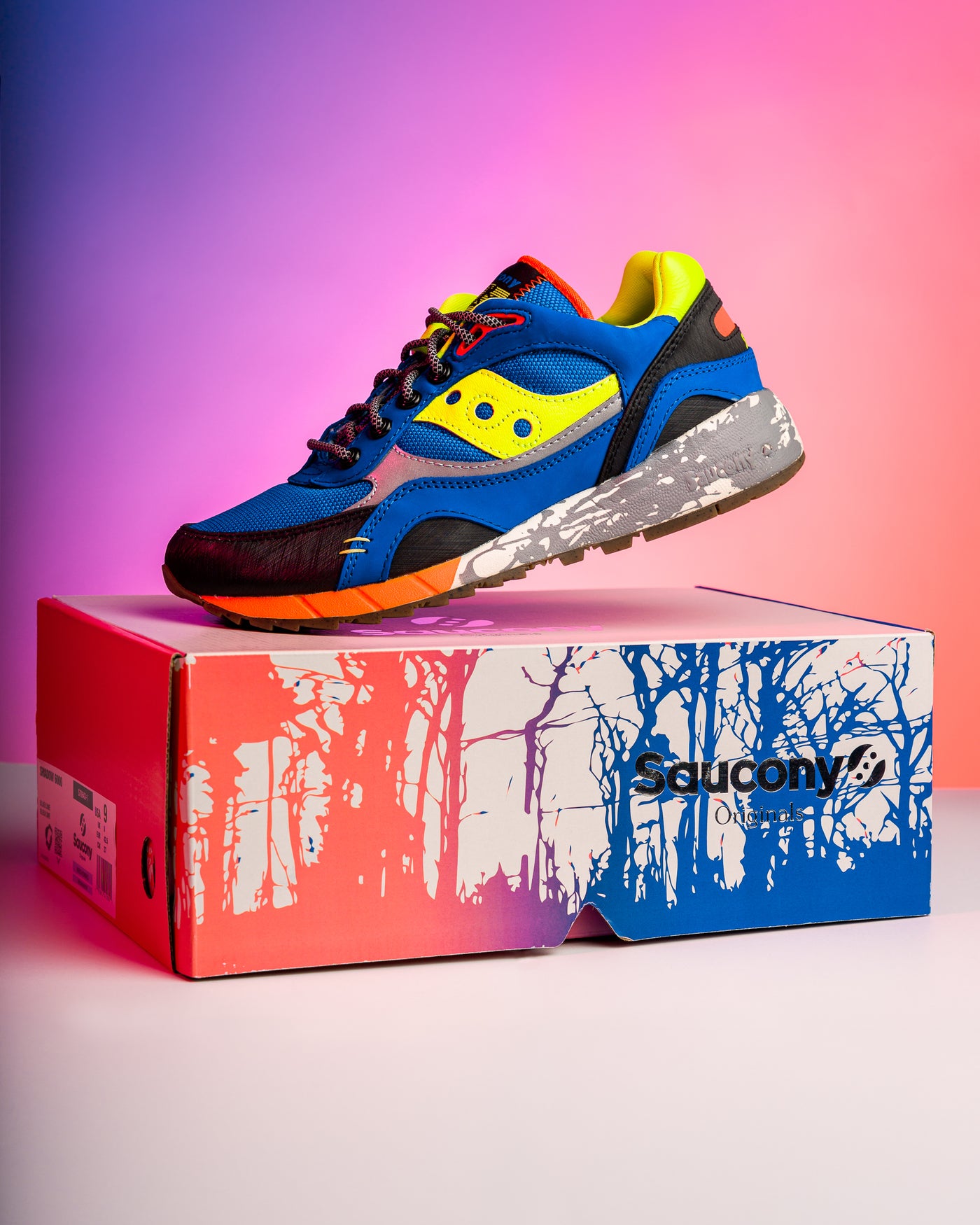 SAUCONY ORIGINAL SHADOW 6000 TRAIL - BLUE/LIME