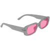 Glassy Darby Polarized - Transparent Grey/Pink