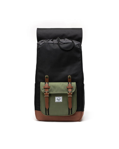 Herschel Little America Backpack - Black/Four Leaf Clover/Saddle Brown
