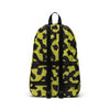 yellow and black patterned herschel packable rome backpack