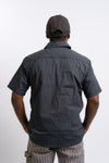 black chambray dickies button-up men's shirt