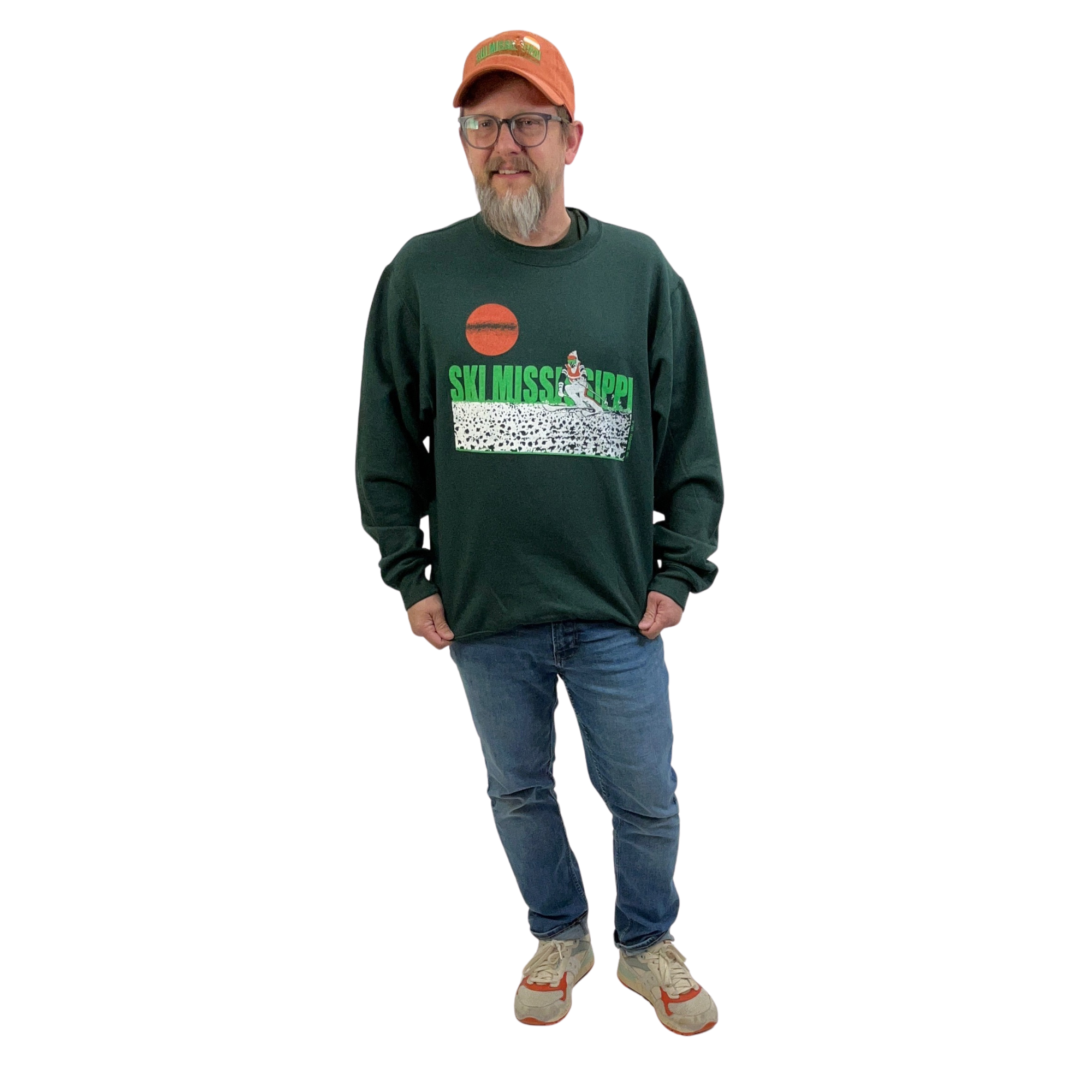 forest green ski mississippi sweatshirt
