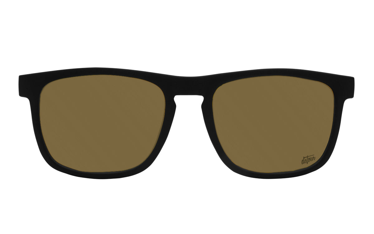 Floaties - Matte Black - 24k Gold Polarized