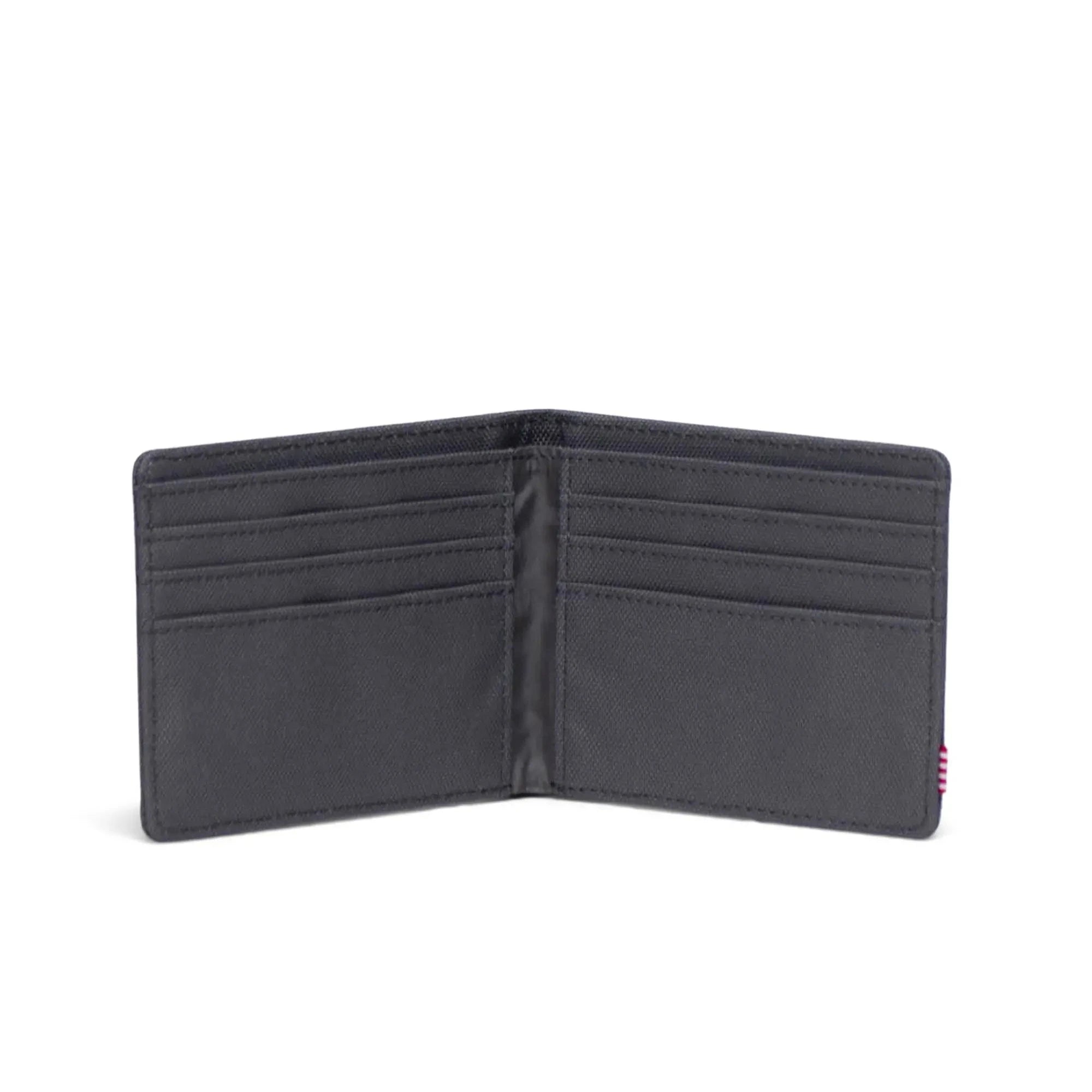 blue bi-fold herschel wallet