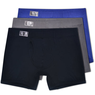 SHEATH 3.21 Men's Dual Pouch Boxer Brief 3 Pack