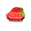 Girly Strawberry Fruit Jaw Hair Clip - Red