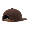 brown herschel supply co vintage ranger hat with green tree on a white background with white H in the center