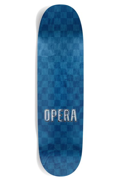 opera slither skateboard deck 8.5 black marble and red wood