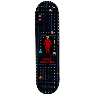 Girl Carroll Pac-Man Skateboard Deck - Size 8