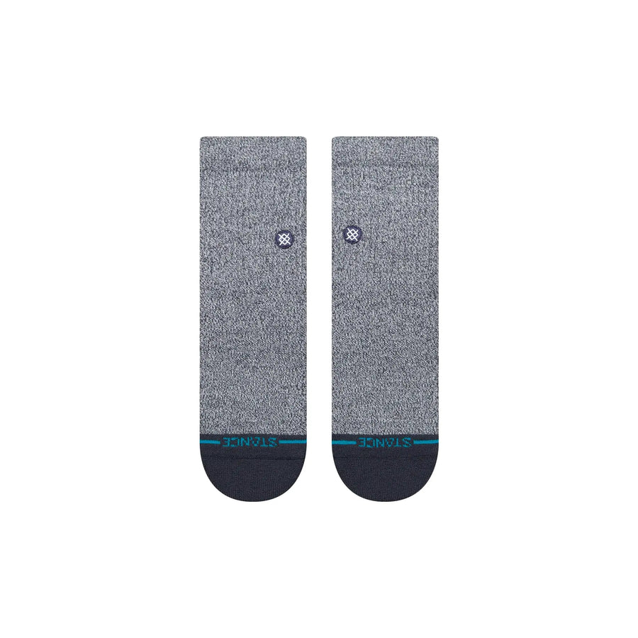 navy blue stance butterblend men's quater height socks