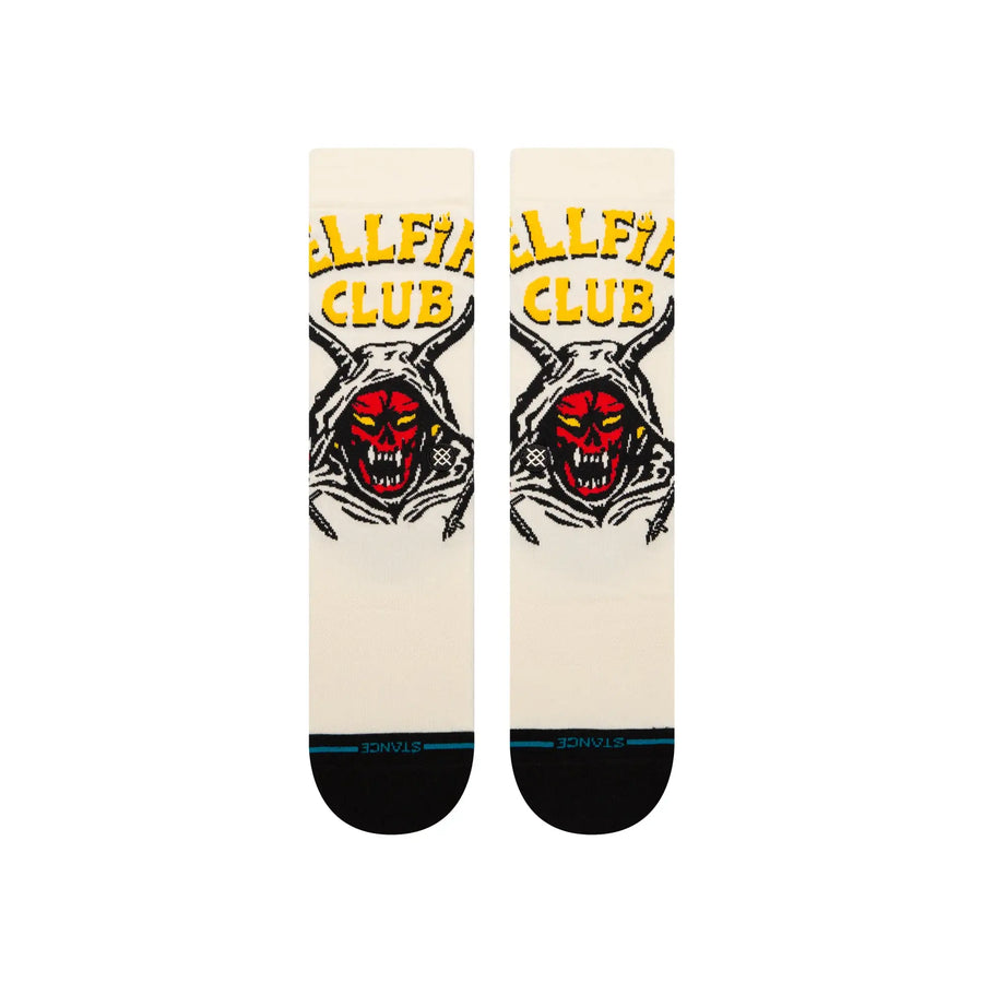 white stance x stranger things hellfire club crew socks