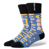 Stance X Pac Man Crew Socks - Power Pellet - Blue