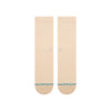 Tan stance butter blend crew socks with medium cushion