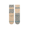 washed grey and orange stance men's crew sock