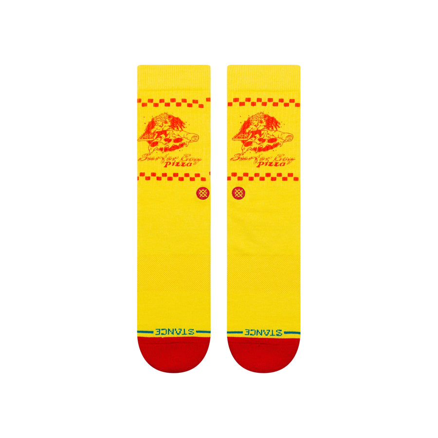 Stance X Stranger Things Surfer Boy Crew Socks - Yellow