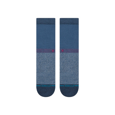 blue and purple mens butter blend stance crew socks