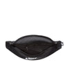 black nike waistpack with with nike logo