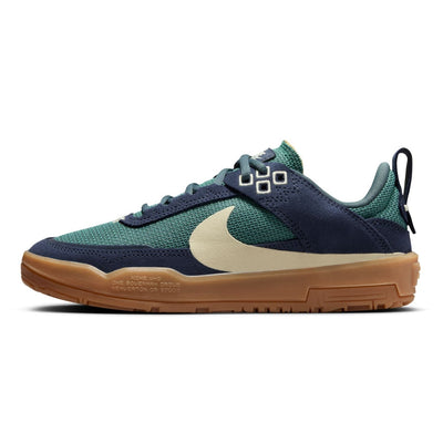 blue and green nike sb kids day one shoes with pull tab and gum sole