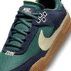 blue and green nike sb kids day one shoes with pull tab and gum sole