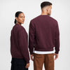 burgundy nike sb fleece crew neck sweatshirt