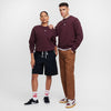 burgundy nike sb fleece crew neck sweatshirt