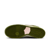 Yuto Horigome Nike SB Dunk Low Pro
Skate Shoes with green and tan suede upper and white and green sole