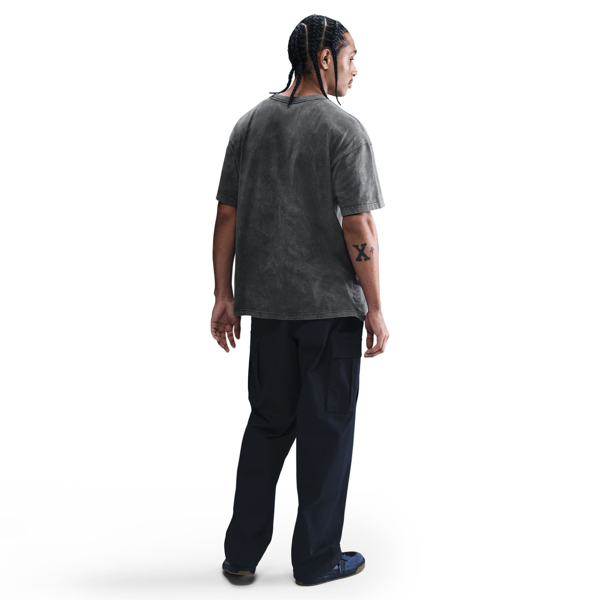 dark grey nike sb x laundry game of skate tee shirt